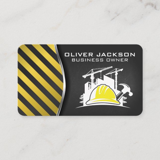 Carte De Visite Construction Site Building | Developer (Devant)