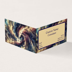 Carte De Visite Consultant Art Abstrait Moderne
