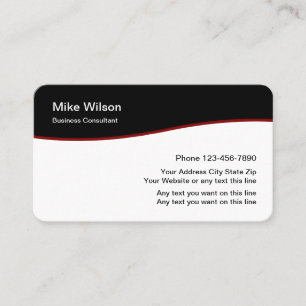 Carte De Visite Consultant commercial professionnel