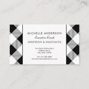 Carte De Visite Consultant en affaires chez Black and White Buffal