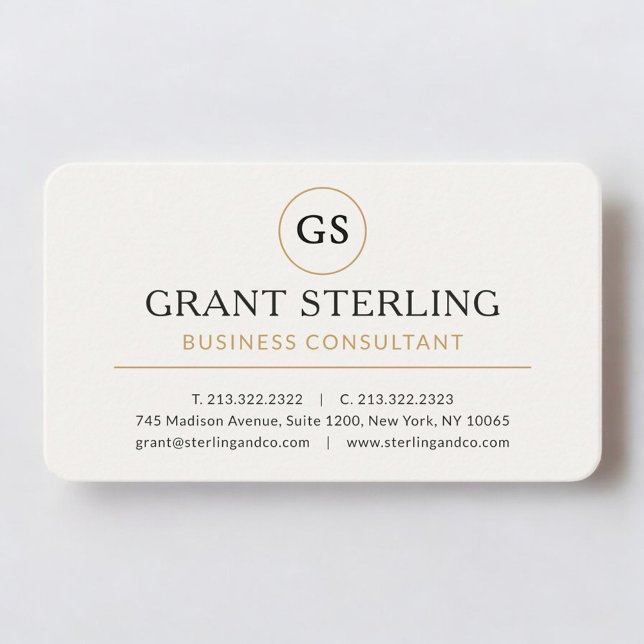 Carte De Visite Consultant en entreprise Professionnel (Créateur téléchargé)