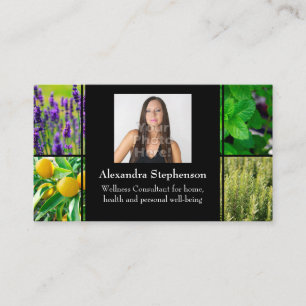 Carte De Visite Consultant en huiles essentielles pour photos pers