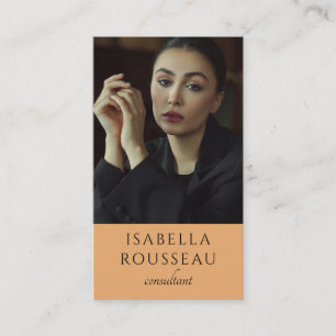 Carte De Visite Consultant en photo moderne