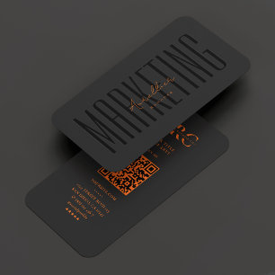 Carte De Visite Consultant fiscal minimaliste professionnel noir o