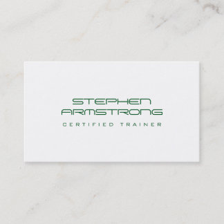 Carte De Visite Consultant futuriste élégant professionnel à feuil