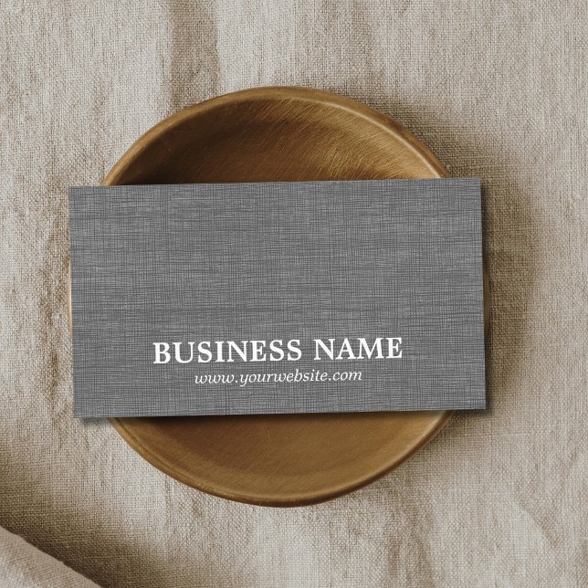 Carte De Visite Consultant gris texture élégant professionnel (Créateur téléchargé)