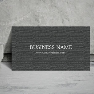 Carte De Visite Consultant Juriste Gris Texturé Minimaliste