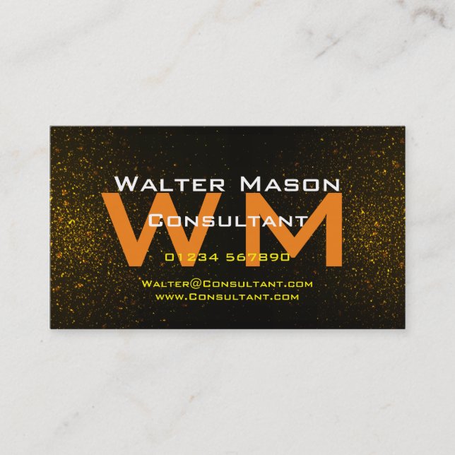 Carte De Visite Consultant Meilleur Tabac Professionnel Métal Bros (Devant)