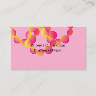 Carte De Visite Consultant professionnel moderne Blush Pink