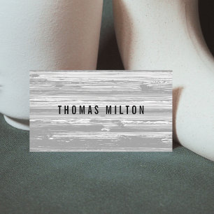 Carte De Visite Consultant professionnel sur les lignes de gris si