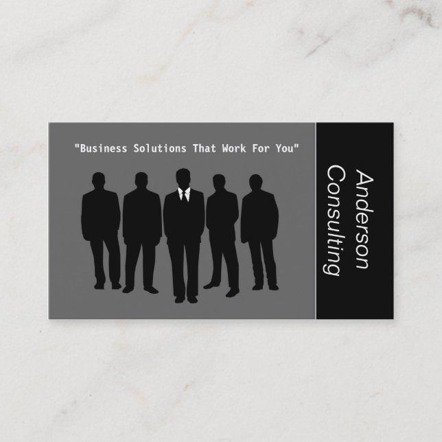 Carte De Visite Consultants professionnels (Devant)