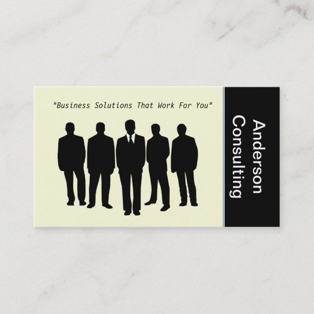 Carte De Visite Consultants professionnels (Devant)