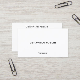 Carte De Visite Contactez-Nous Moderne Modèle Minimaliste Élégant