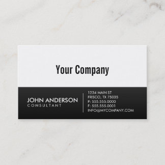 Carte de visite contemporain