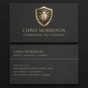 Carte De Visite Contrôle Commercial des Nuisibles
