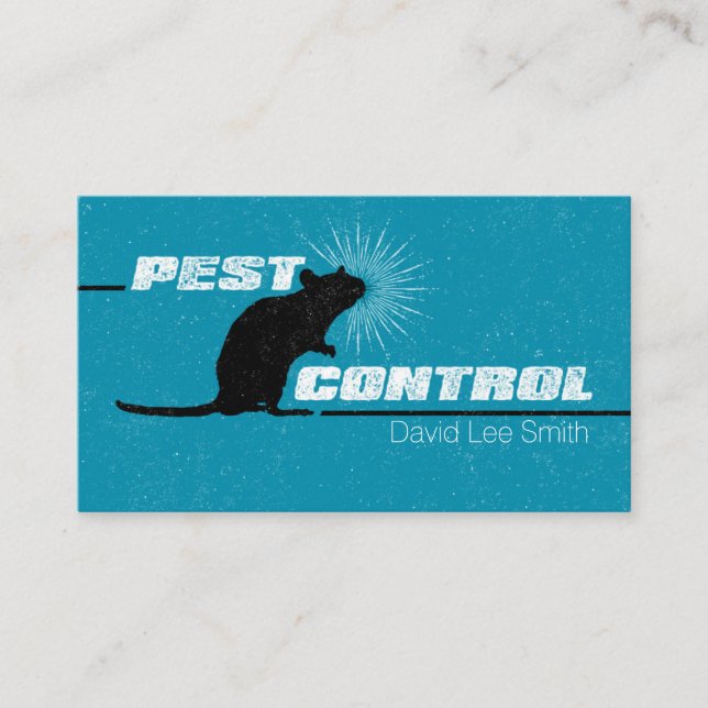 Carte De Visite Contrôle des parasites (Devant)
