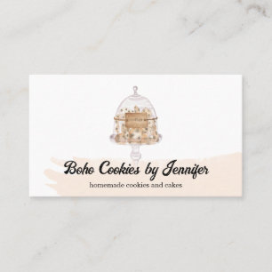 Carte De Visite Cookies Blush gâteaux Boulangerie desserts