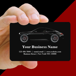 Carte De Visite Cool Automotive Theme Business Cards Template