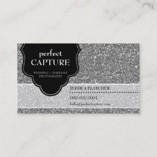 CARTE DE VISITE cool bold capturé parties scintill