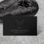 Carte De Visite Cool de l'entraîneur de boxe minimal<br><div class="desc">Cool de l'entraîneur de boxe minimal</div>
