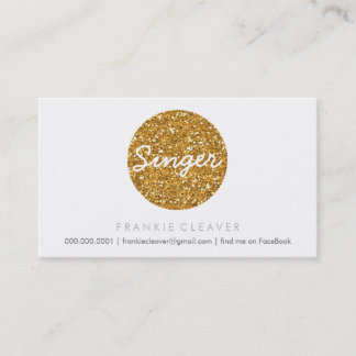 CARTE DE VISITE cool effet de parties scintillant