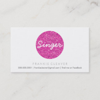 CARTE DE VISITE cool effet de parties scintillant