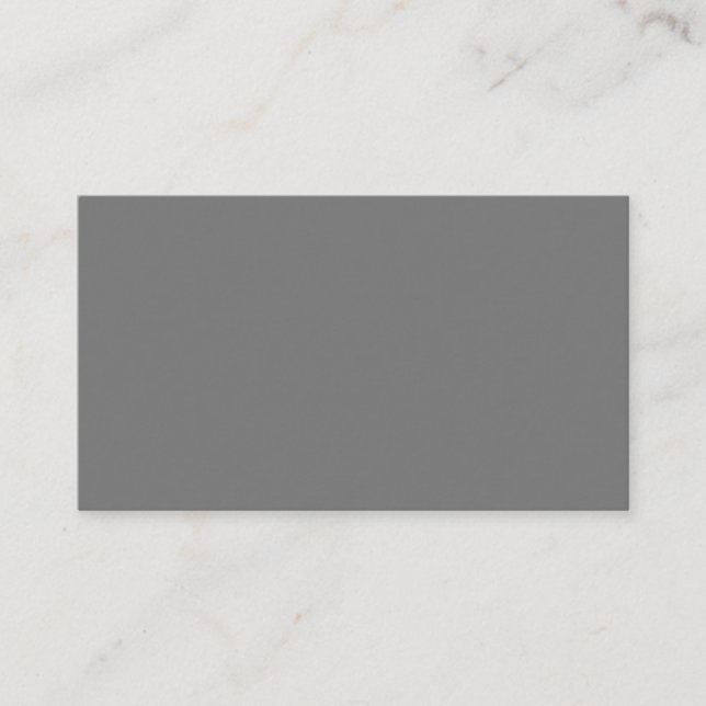 Carte De Visite Cool Grey, Aube, Grey Dusty, (Devant)