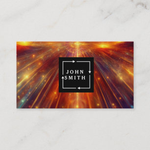 Carte De Visite Cool professionnel moderne Art Abstrait