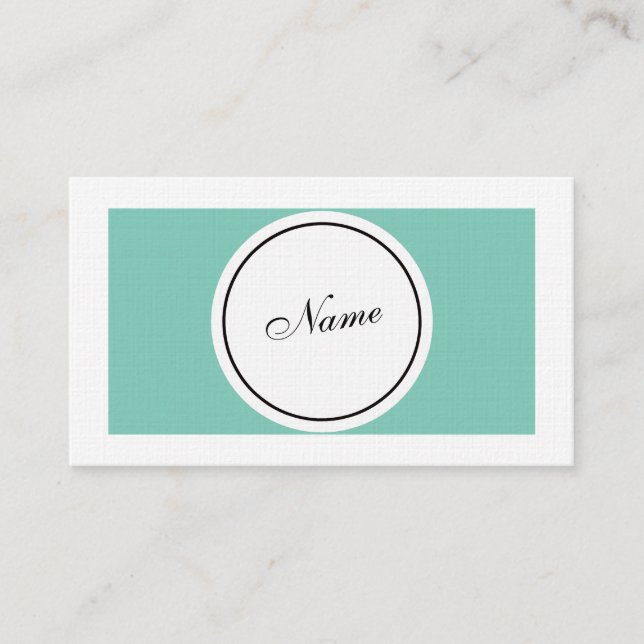 Carte De Visite Cool rétro (Devant)