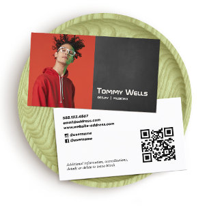 Carte De Visite Cool Retro Musique Songwriter Musicien Photo