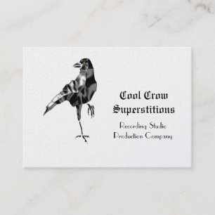Carte De Visite Cool superstitieux de Black Crow