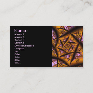 Carte De Visite Cool Twilight Art Abstrait fin fractal