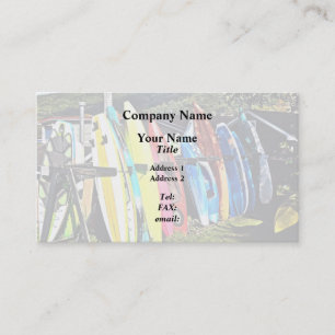 Carte De Visite Cooperstown NY - Kayaks et Paddleboards