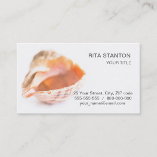 Carte De Visite Coquillage