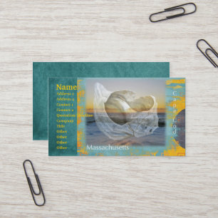 Carte De Visite Coquillage & Surf - Massachusetts Cape Cod