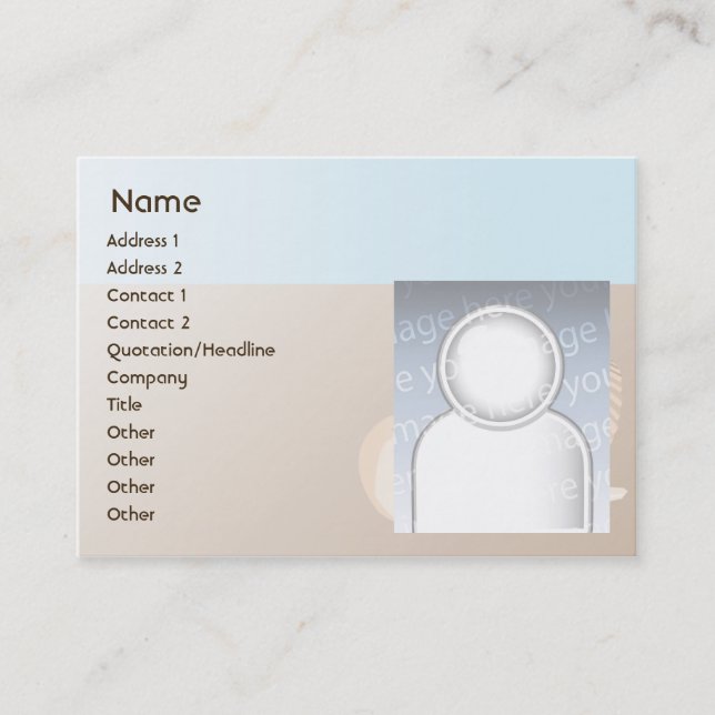 Carte De Visite Coquillages - potelés (Devant)