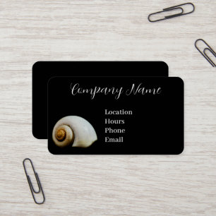 Carte De Visite Coquille de lune