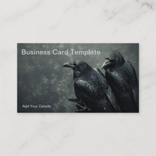 Carte de visite Corbeau