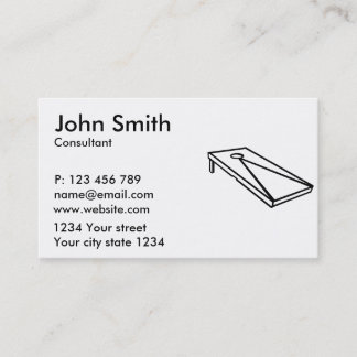 Carte De Visite Cornhole