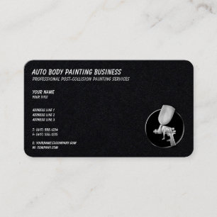 Carte De Visite Corps automatique peignant le cool de  