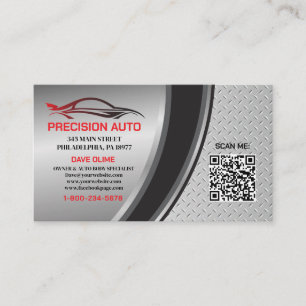 Carte De Visite Corps automatique Peinture personnalisée Détail Co