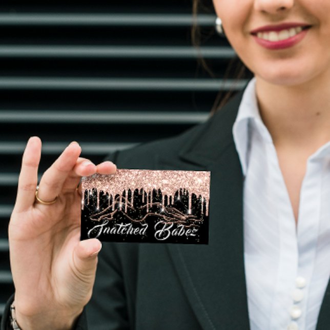 Carte De Visite Corps sculpté Beauté Massage Drives Parties scinti (Créateur téléchargé)