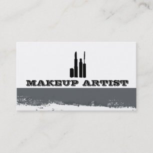 Carte De Visite Cosmétique oculaire Artiste de maquillage Abstrai