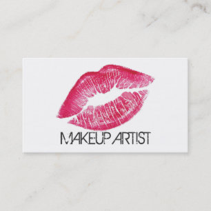 Carte De Visite Cosmétologie de Cosmetologist de maquilleur