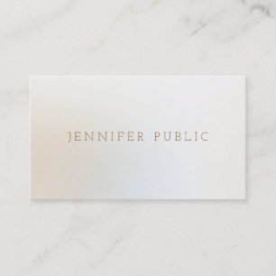 Carte De Visite Cosmetologist propre élégant moderne de salon de