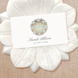 Carte De Visite Cosmetologue Bio Spa de soins de la peau et logo d