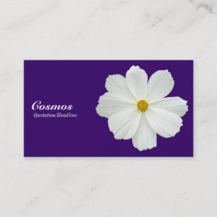 Carte De Visite Cosmos Blanc - Deep Purple 330066