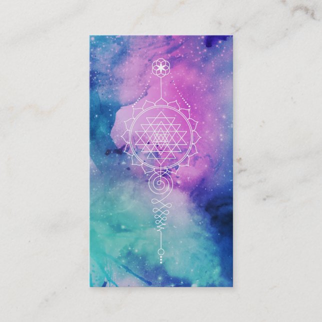 Carte De Visite *~* Cosmos célestes Nebula Nirvana (Devant)