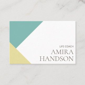 Carte De Visite Cosy minimaliste Cosy Cosy Professionnel Coach