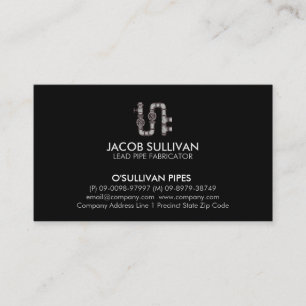 Carte De Visite Couche de tuyau de plomberie